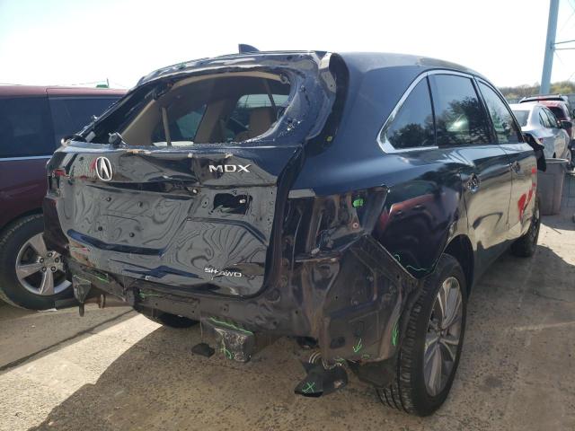 Photo 4 from auction – 2017 ACURA MDX TECHNO with VIN 5J8YD4H53HL000424