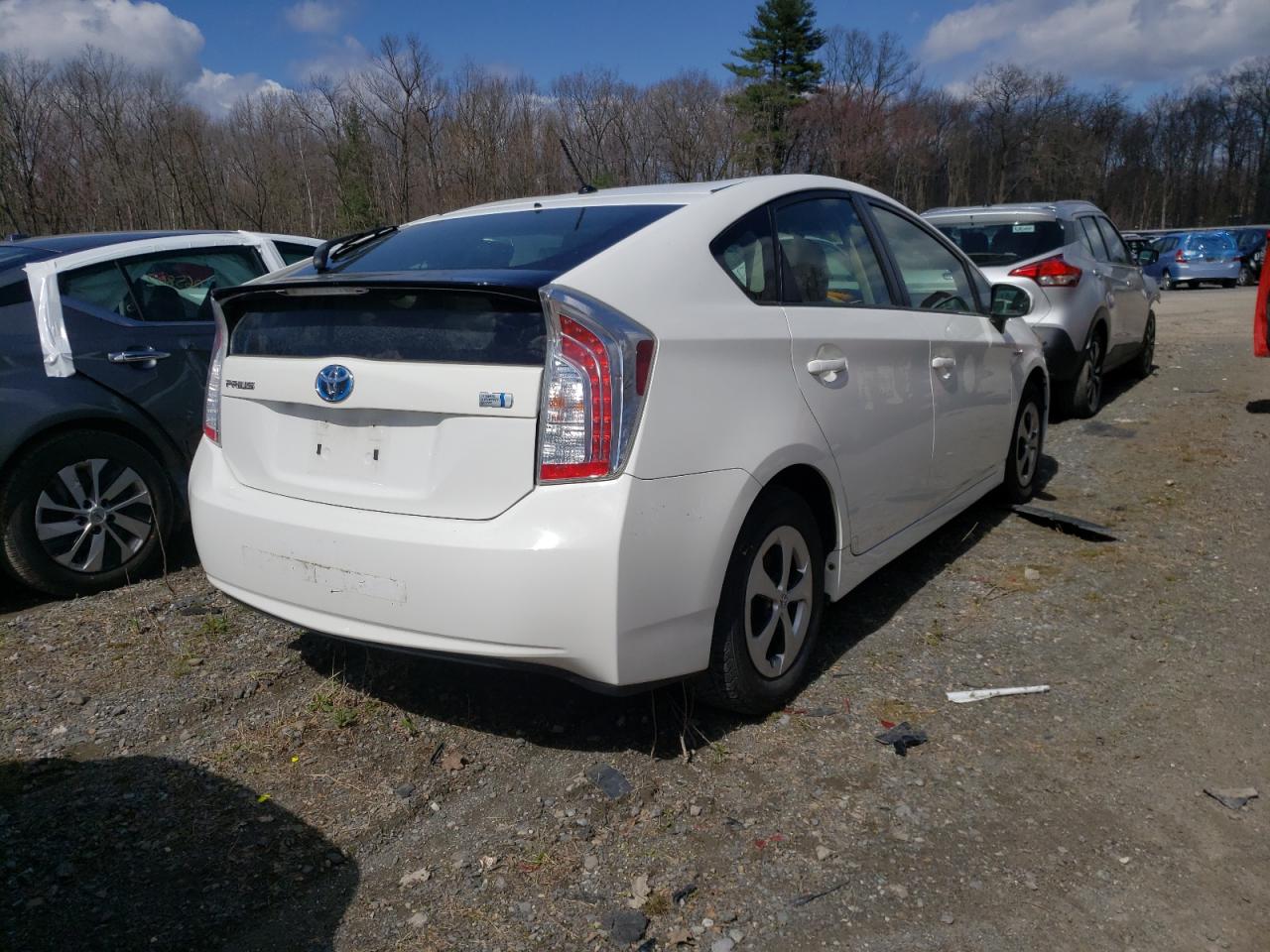 Foto 4 de la subasta – 2012 TOYOTA PRIUS con VIN JTDKN3DU2C5496421