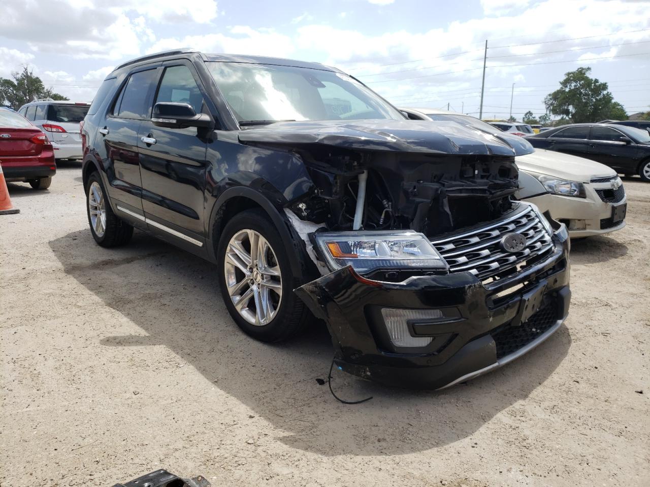 FORD EXPLORER L 2016 with VIN 1FM5K7F81GGD12489 - Photo from auction