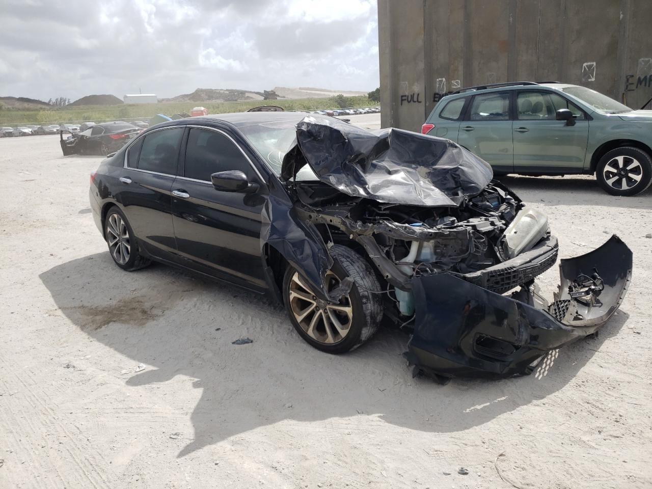 HONDA ACCORD SPO 2014 with VIN 1HGCR2E53EA182850 - Photo from auction