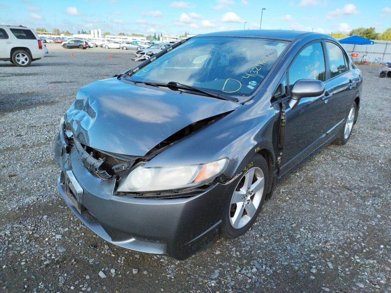Photo 2 from auction – 2009 HONDA CIVIC LX-S with VIN 19XFA16639E009062