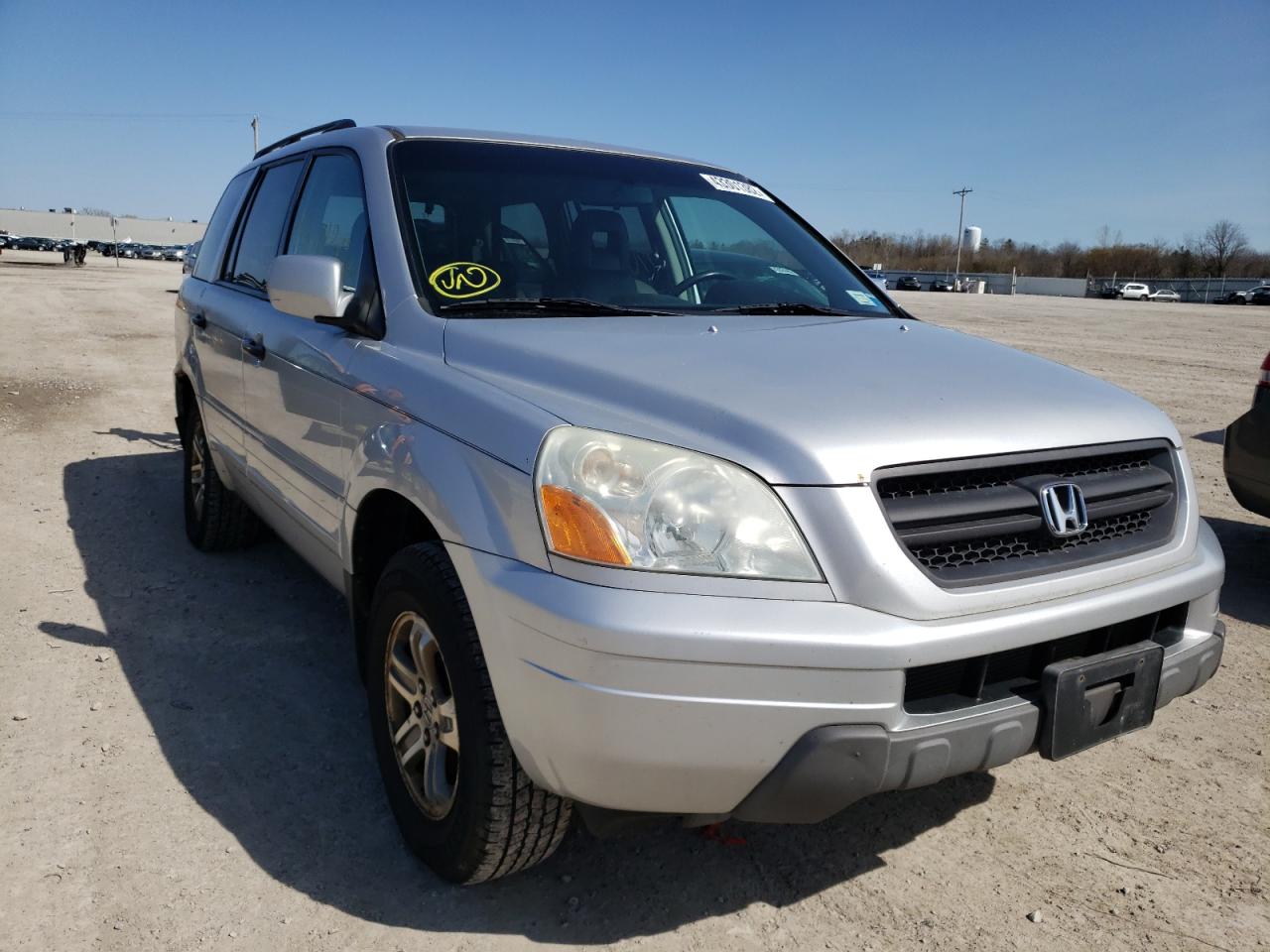 HONDA PILOT EXL 2004 with VIN 2HKYF18574H512502 - Photo from auction