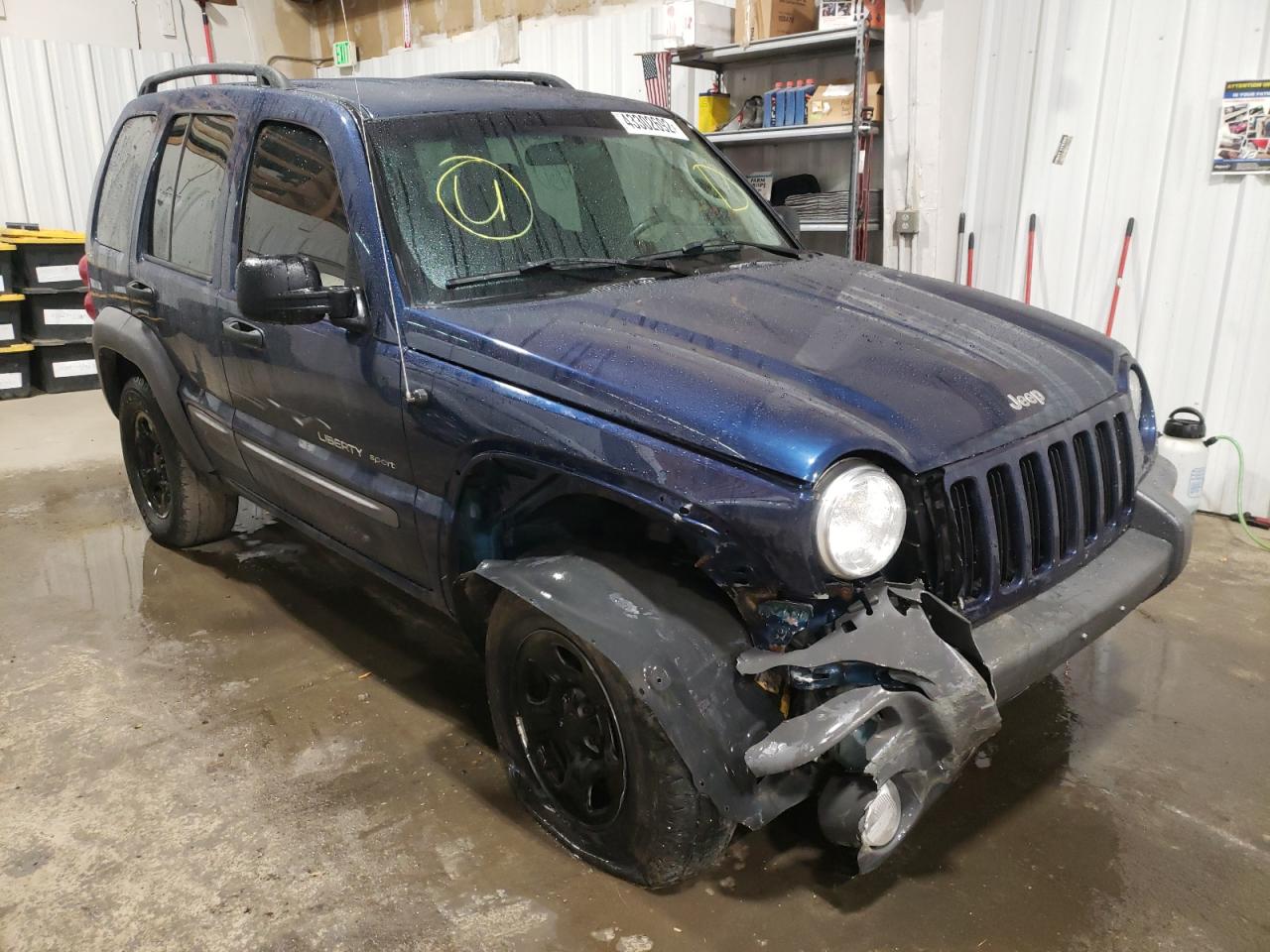 JEEP LIBERTY SP 2002 with VIN 1J4GL48K42W133227 - Photo from auction