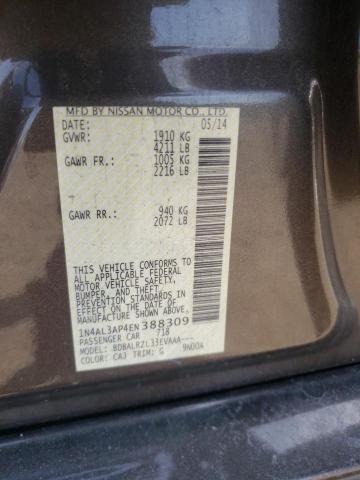 Photo 10 from auction – 2014 NISSAN ALTIMA 2.5 with VIN 1N4AL3AP4EN388309