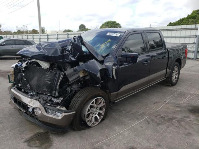 Photo 2 from auction – 2021 FORD F150 SUPER with VIN 1FTEW1C81MFC59112