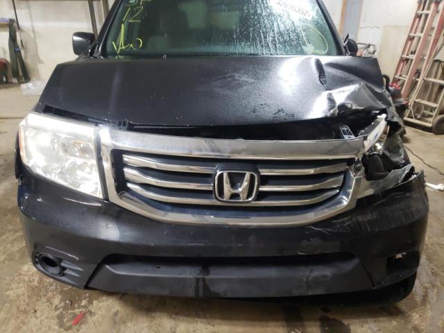 Photo 7 from auction – 2012 HONDA PILOT LX with VIN 5FNYF4H25CB075538