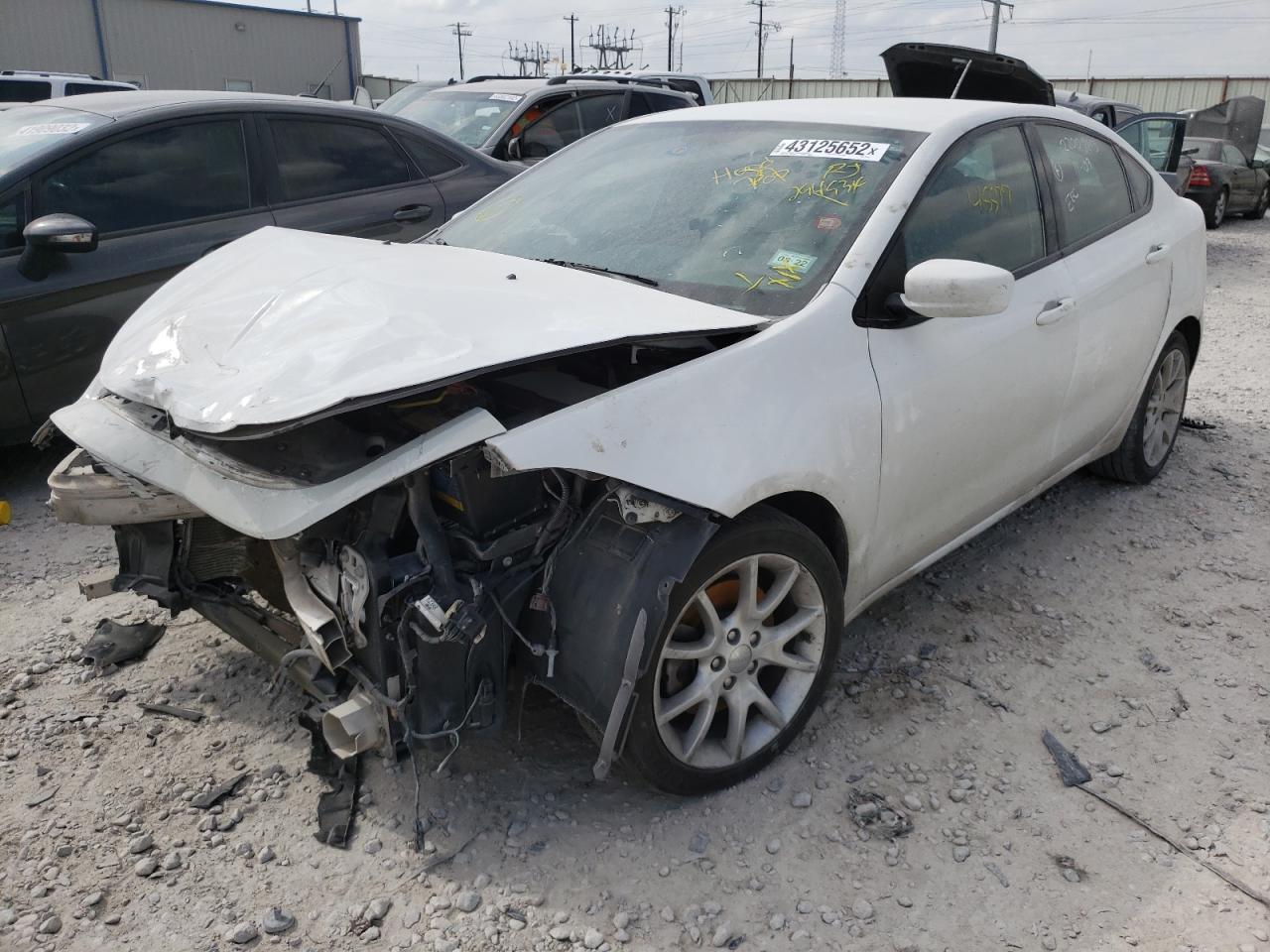 Photo 2 from auction – 2013 DODGE DART SXT with VIN 1C3CDFBA6DD294534