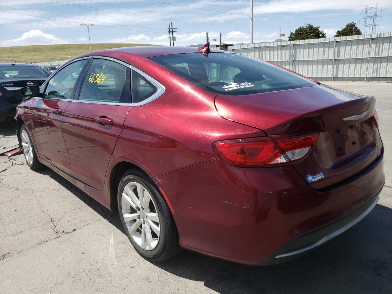 Photo 3 from auction – 2015 CHRYSLER 200 LIMITE with VIN 1C3CCCAB5FN715779
