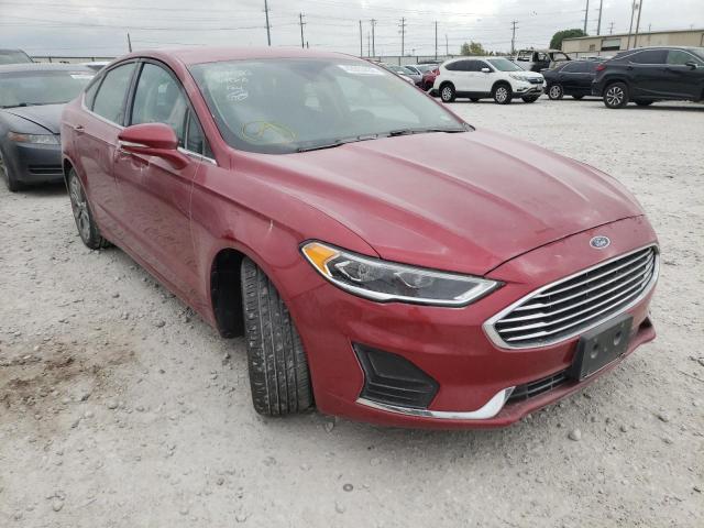 FORD FUSION SEL 2020 with VIN 3FA6P0CD2LR196313 - Photo from auction