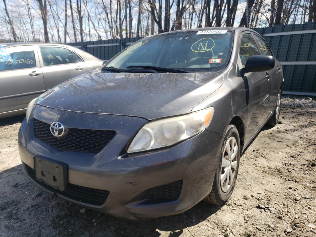 Photo 2 from auction – 2009 TOYOTA COROLLA BA with VIN JTDBL40E59J032677