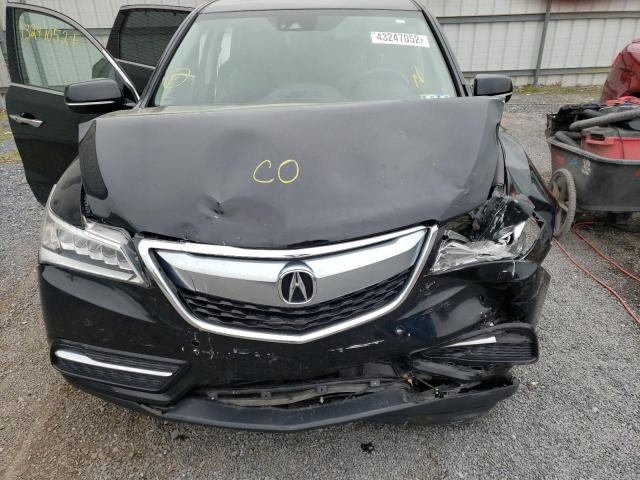 Photo 7 from auction – 2016 ACURA MDX ADVANC with VIN 5FRYD4H99GB063013