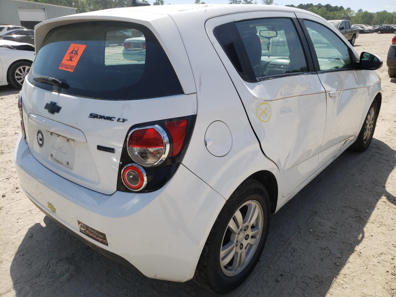 Photo 4 from auction – 2013 CHEVROLET SONIC LT with VIN 1G1JC6SB9D4161290