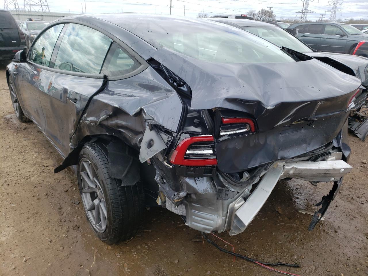 Photo 3 from auction – 2021 TESLA MODEL 3 with VIN 5YJ3E1EA9MF906113