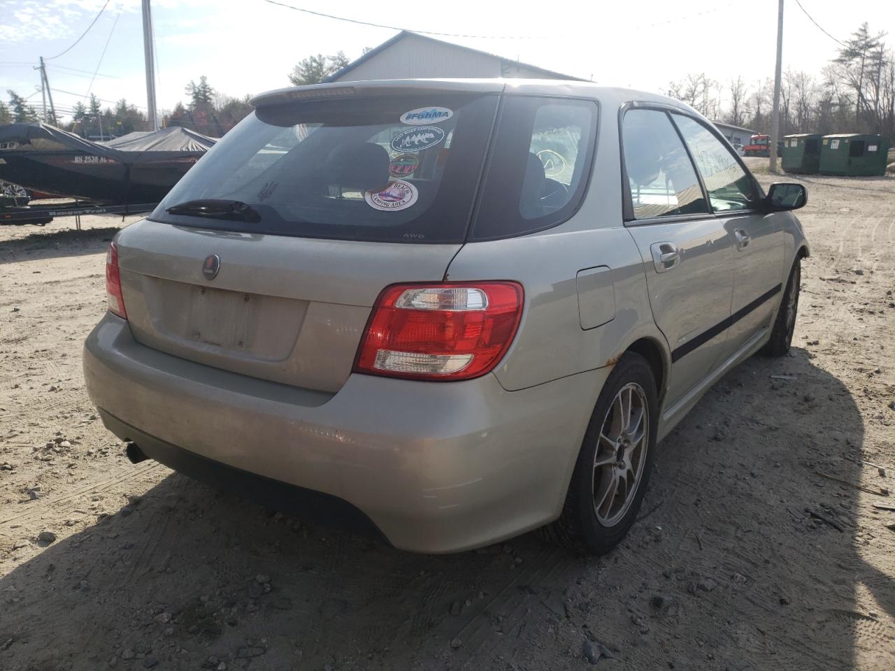 Photo 4 from auction – 2005 SAAB 9-2 AERO with VIN JF4GG22635H056037