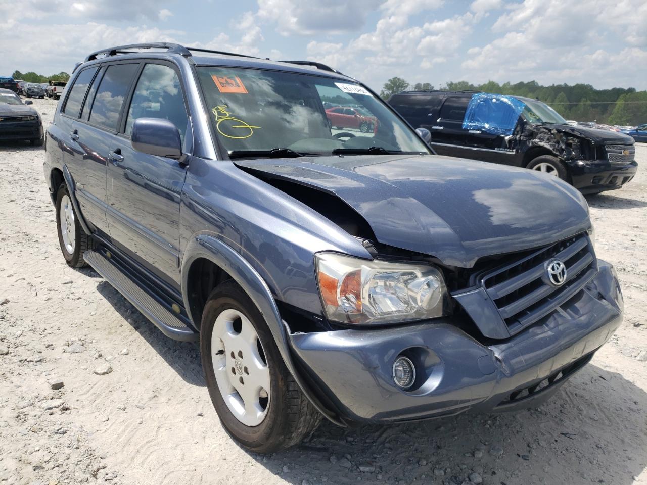 TOYOTA HIGHLANDER 2007 with VIN JTEDP21A670135764 - Photo from auction