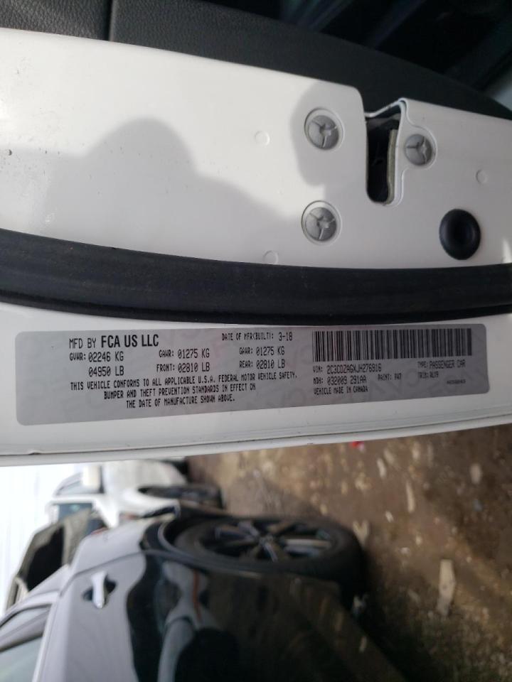 Photo 10 from auction – 2018 DODGE CHALLENGER with VIN 2C3CDZAGXJH276916