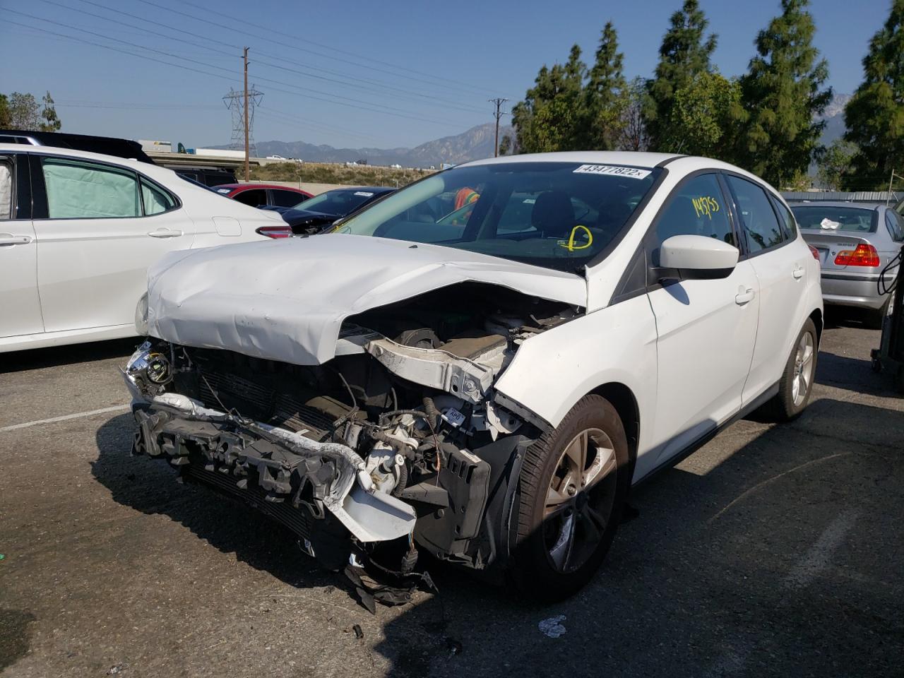 Photo 2 from auction – 2012 FORD FOCUS SE with VIN 1FAHP3K25CL400594