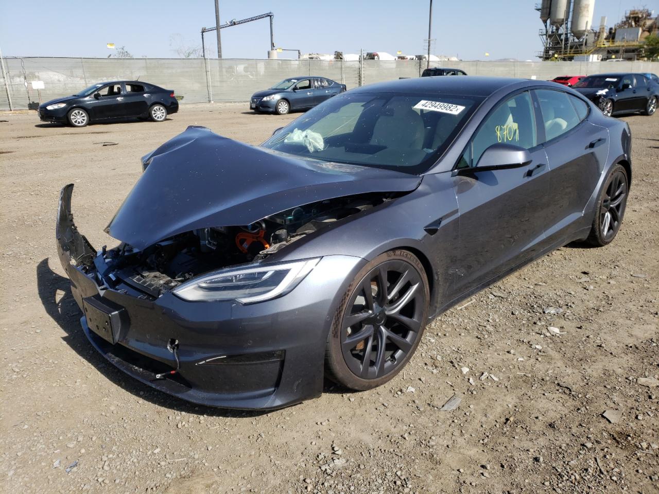 Photo 2 from auction – 2021 TESLA MODEL S with VIN 5YJSA1E59MF436112