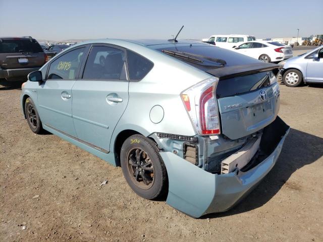 Photo 3 from auction – 2012 TOYOTA PRIUS with VIN JTDKN3DU6C1603025