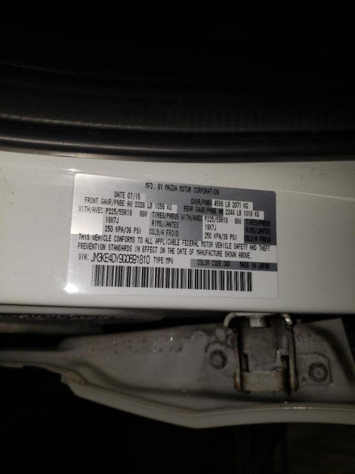 Photo 10 from auction – 2016 MAZDA CX-5 GT with VIN JM3KE4DY9G0691810