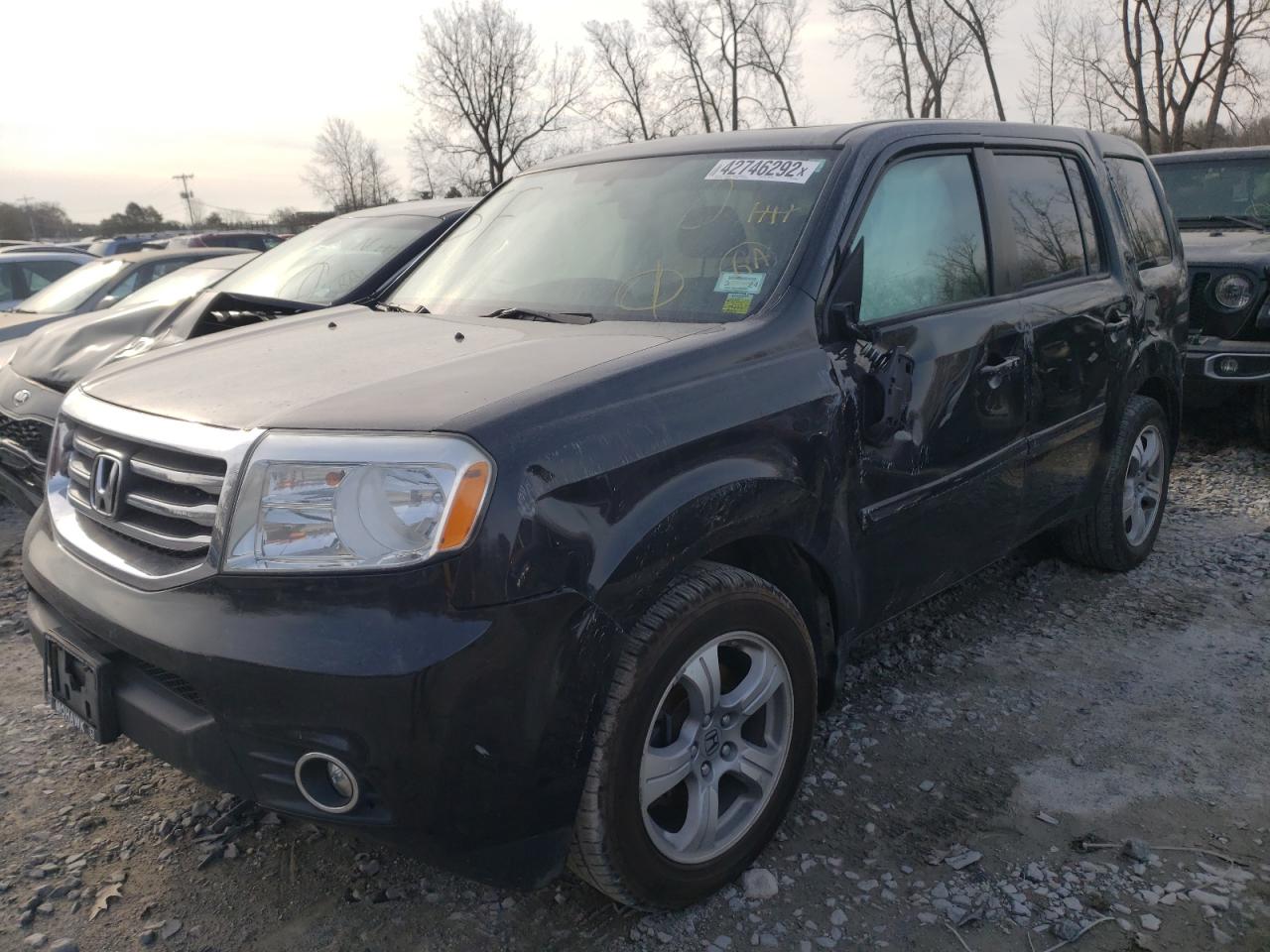 Photo 2 from auction – 2015 HONDA PILOT EXL with VIN 5FNYF4H57FB029644