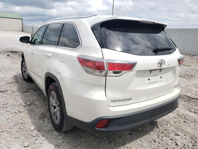 Photo 3 from auction – 2014 TOYOTA HIGHLANDER with VIN 5TDKKRFH3ES004682