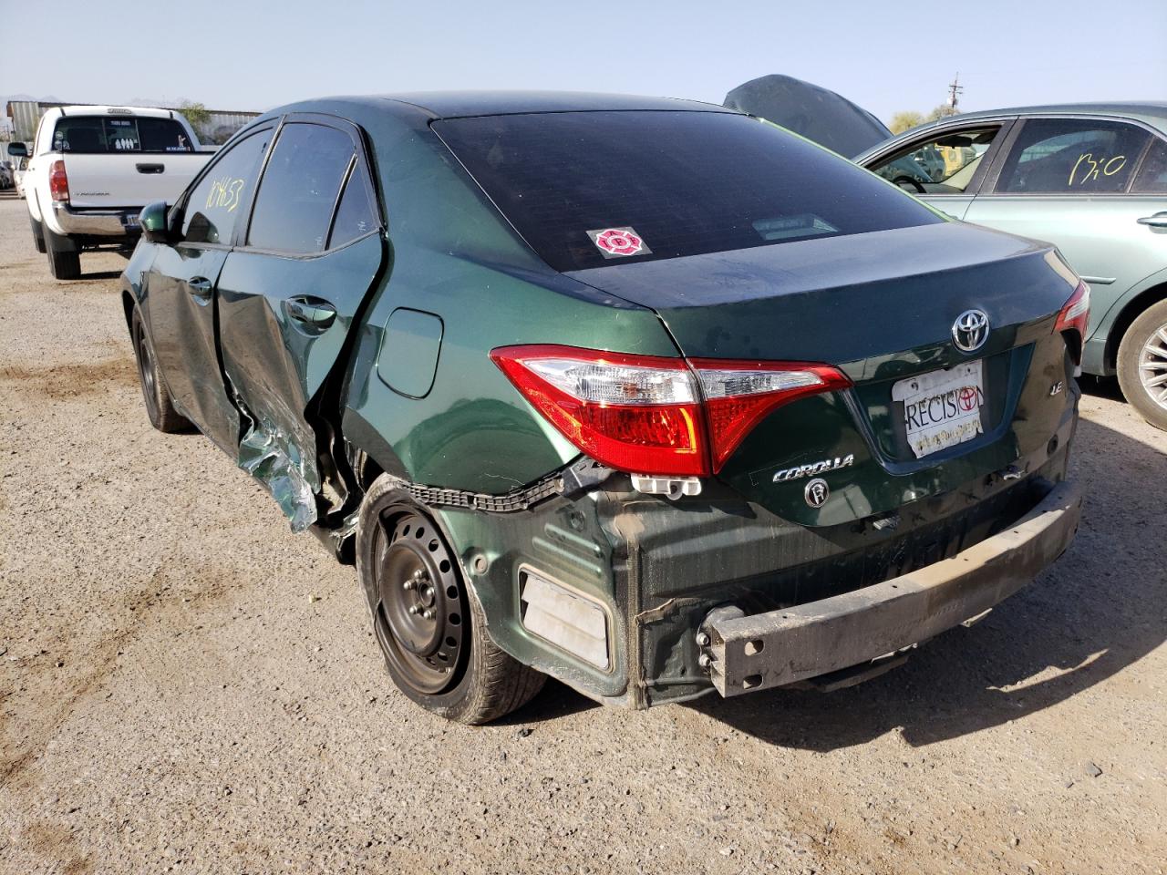 Photo 3 from auction – 2015 TOYOTA COROLLA L with VIN 5YFBURHE9FP357340