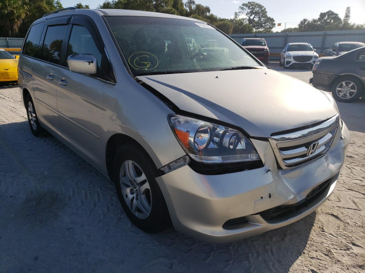 HONDA ODYSSEY EX 2006 with VIN 5FNRL38706B073784 - Photo from auction