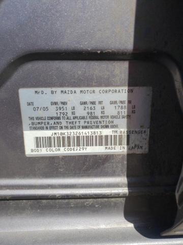 Photo 10 from auction – 2006 MAZDA 3 S with VIN JM1BK323261413813