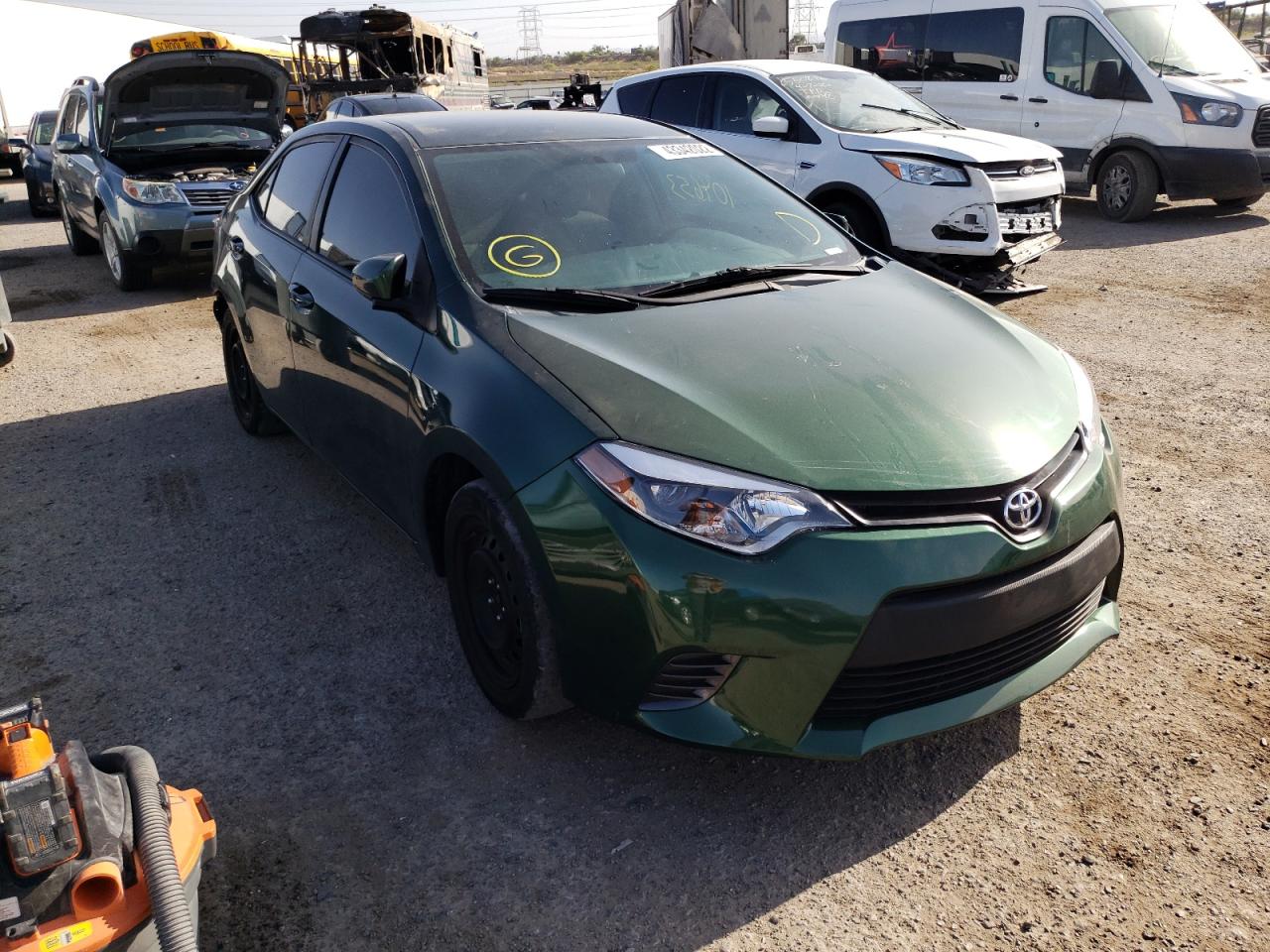 TOYOTA COROLLA L 2015 with VIN 5YFBURHE9FP357340 - Photo from auction