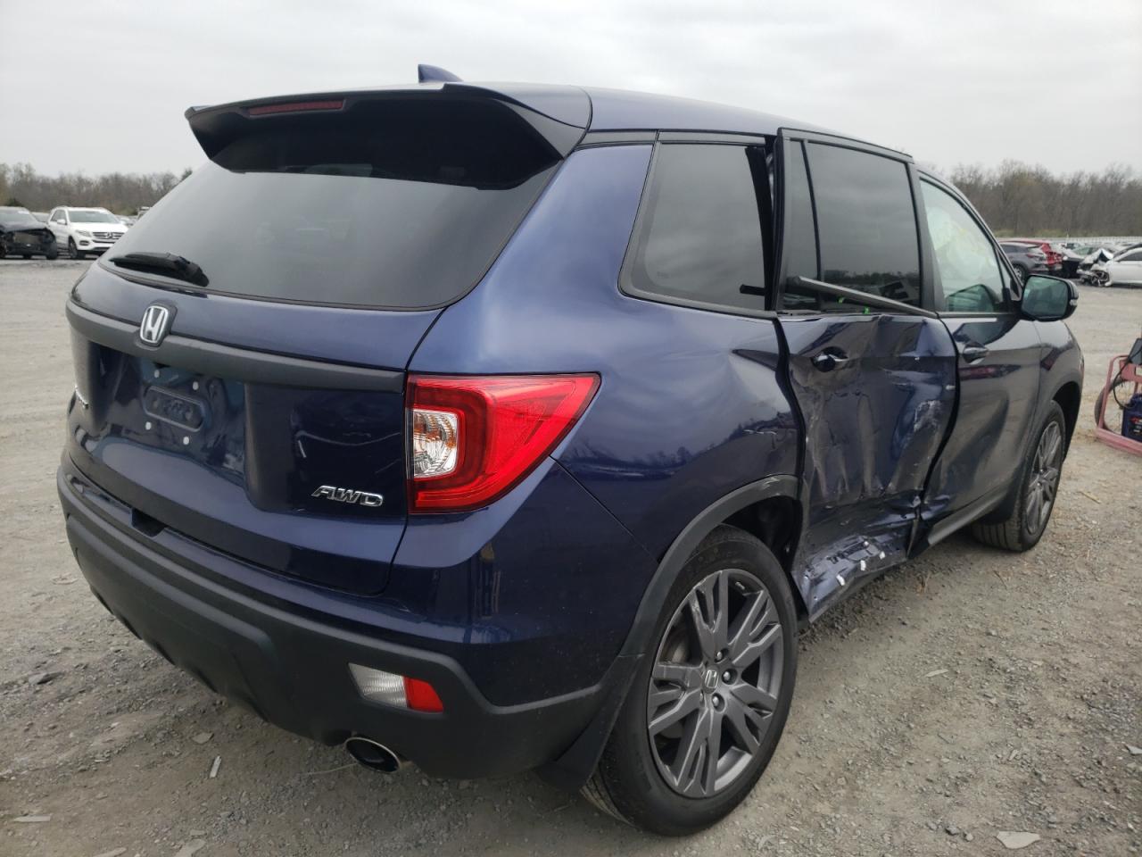 Photo 4 from auction – 2020 HONDA PASSPORT E with VIN 5FNYF8H51LB007299