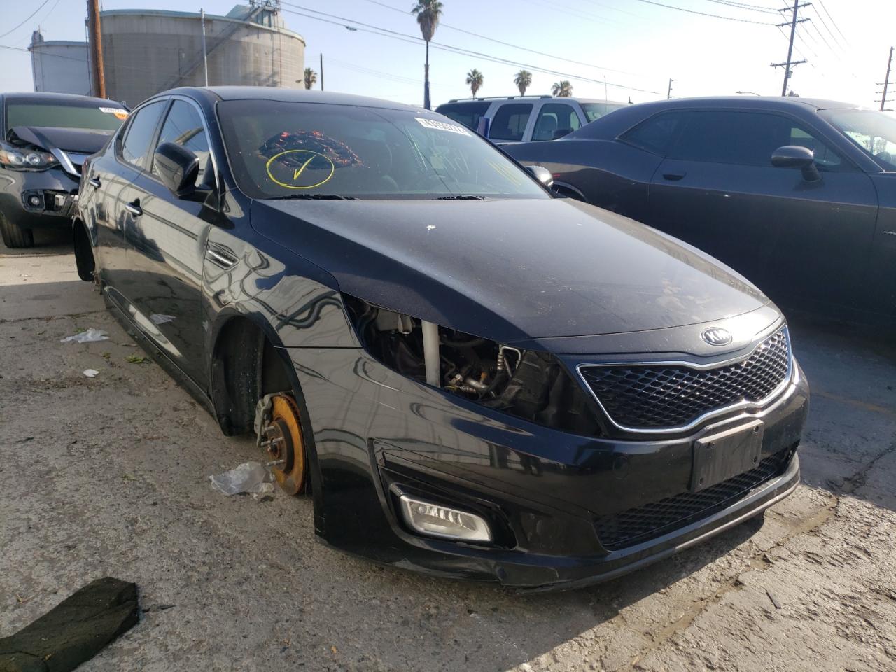 KIA OPTIMA LX 2015 with VIN KNAGM4A70F5664782 - Photo from auction