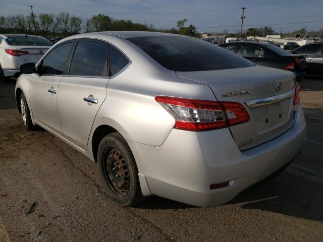 Photo 3 from auction – 2015 NISSAN SENTRA S with VIN 3N1AB7AP1FY249704