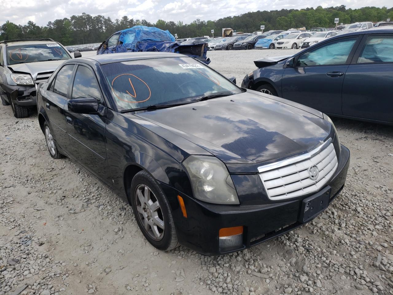CADILLAC CTS 2007 with VIN 1G6DM57T170126691 - Photo from auction