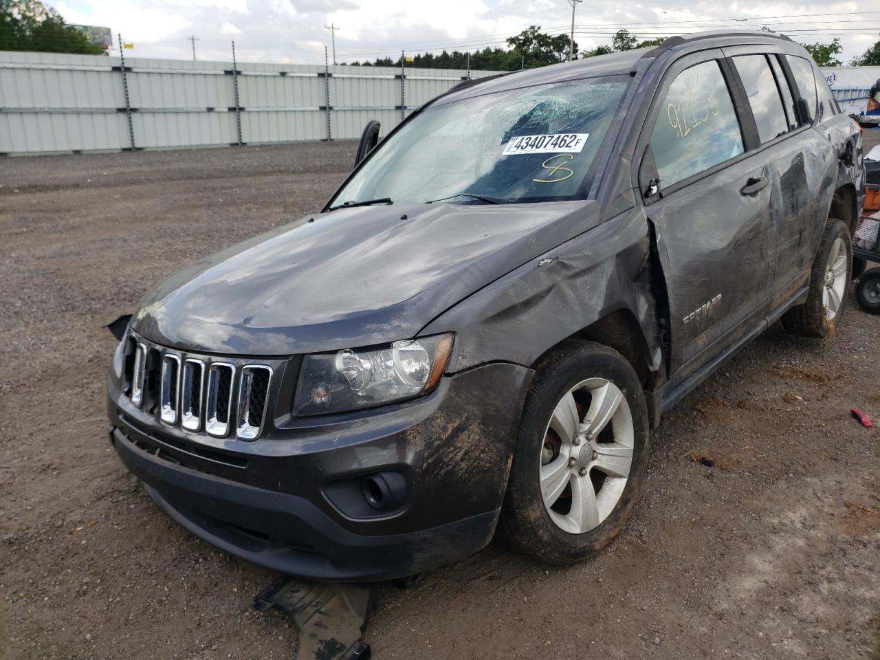 Photo 2 from auction – 2016 JEEP COMPASS SP with VIN 1C4NJCBA1GD567525