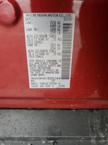 Photo 10 from auction – 2014 NISSAN ROGUE S with VIN 5N1AT2MT0EC808264