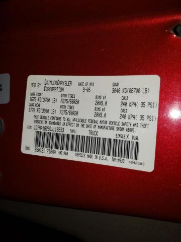 Photo 10 from auction – 2006 DODGE RAM 1500 S with VIN 1D7HA18296J118553