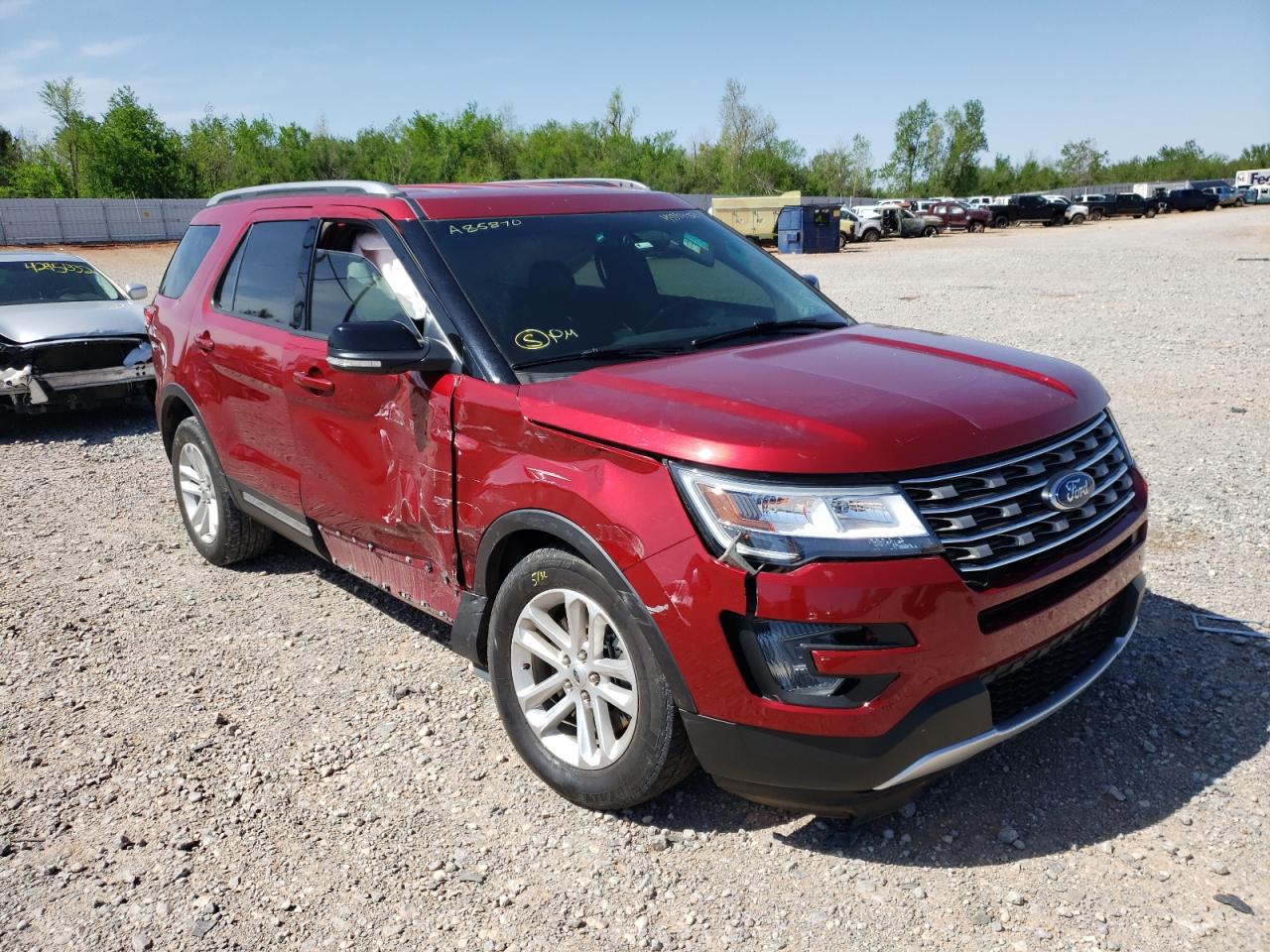 FORD EXPLORER X 2016 with VIN 1FM5K7D86GGA85870 - Photo from auction