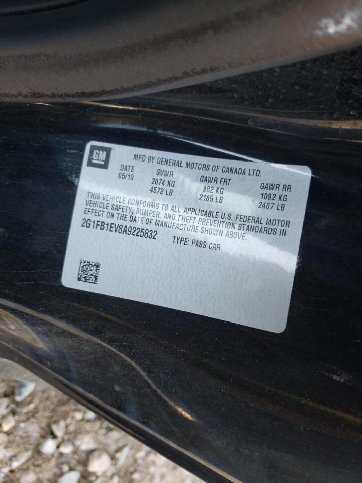 Фото 10 с аукциона – 2010 CHEVROLET CAMARO LT с VIN 2G1FB1EV8A9225832