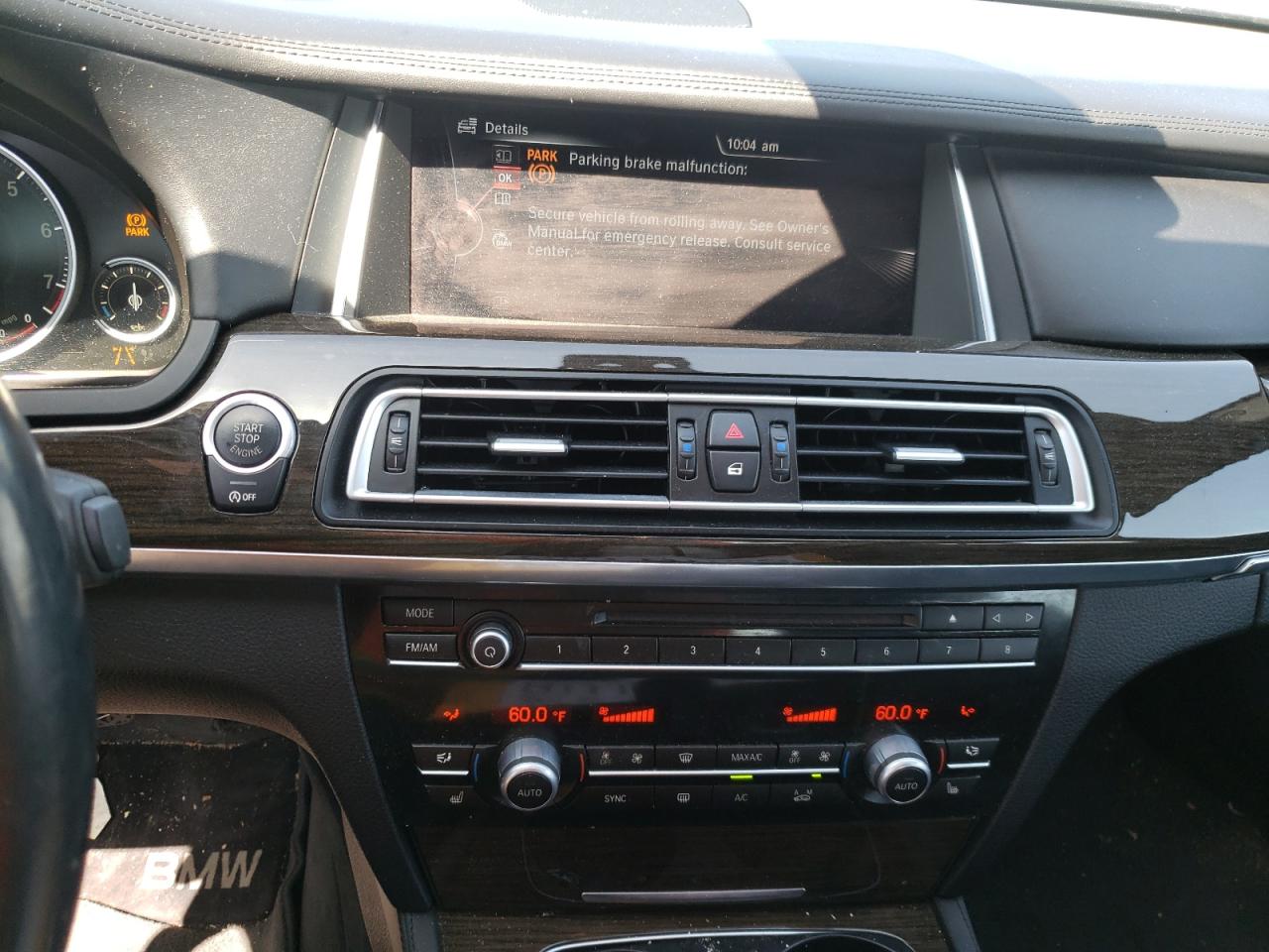 Photo 9 from auction – 2015 BMW 750LI with VIN WBAYE8C52FD781127