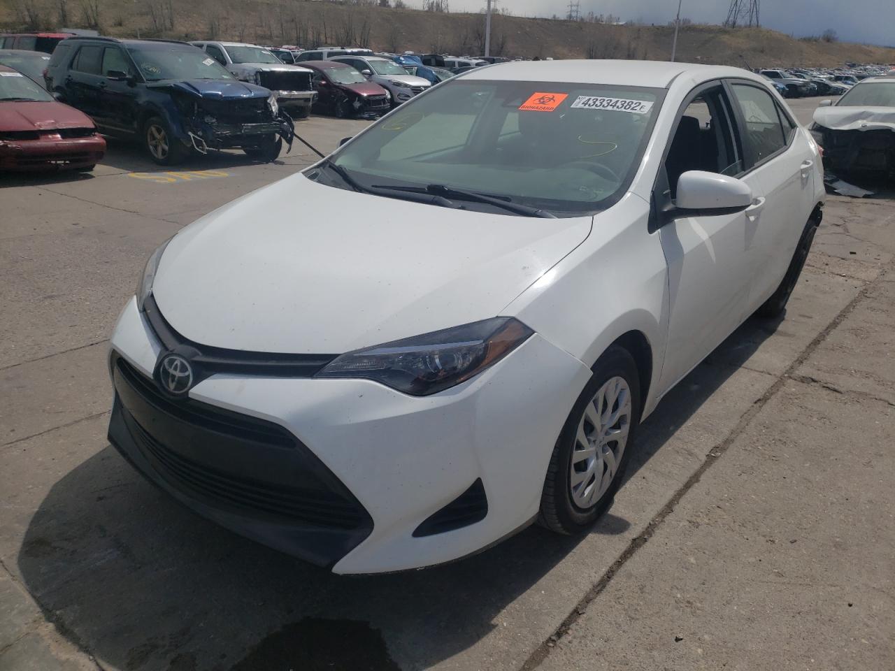Photo 2 from auction – 2019 TOYOTA COROLLA L with VIN 5YFBURHE1KP900366