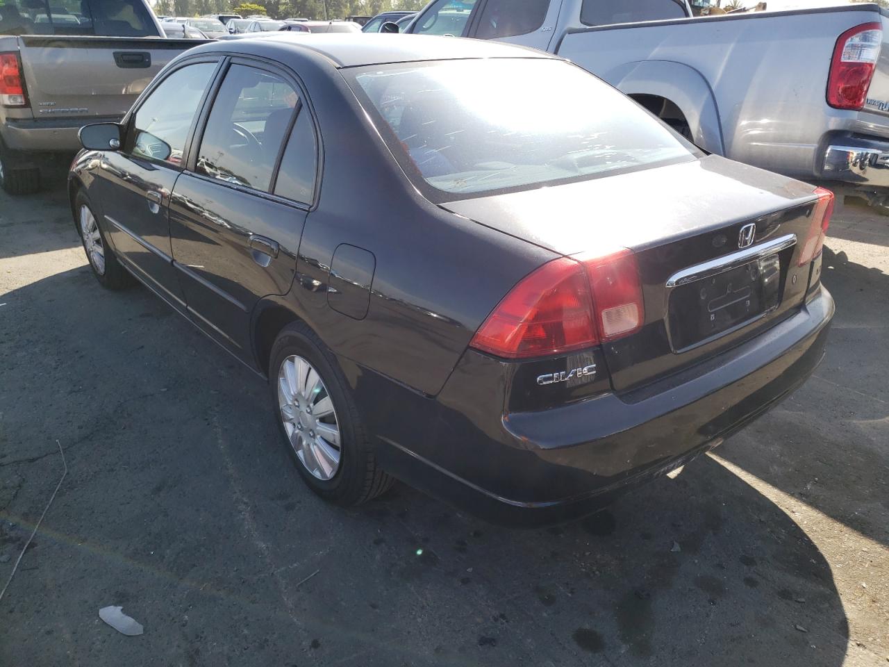 Photo 3 from auction – 2001 HONDA CIVIC EX with VIN 2HGES26751H615576