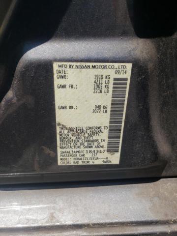Photo 10 from auction – 2015 NISSAN ALTIMA 2.5 with VIN 1N4AL3AP6FC184317
