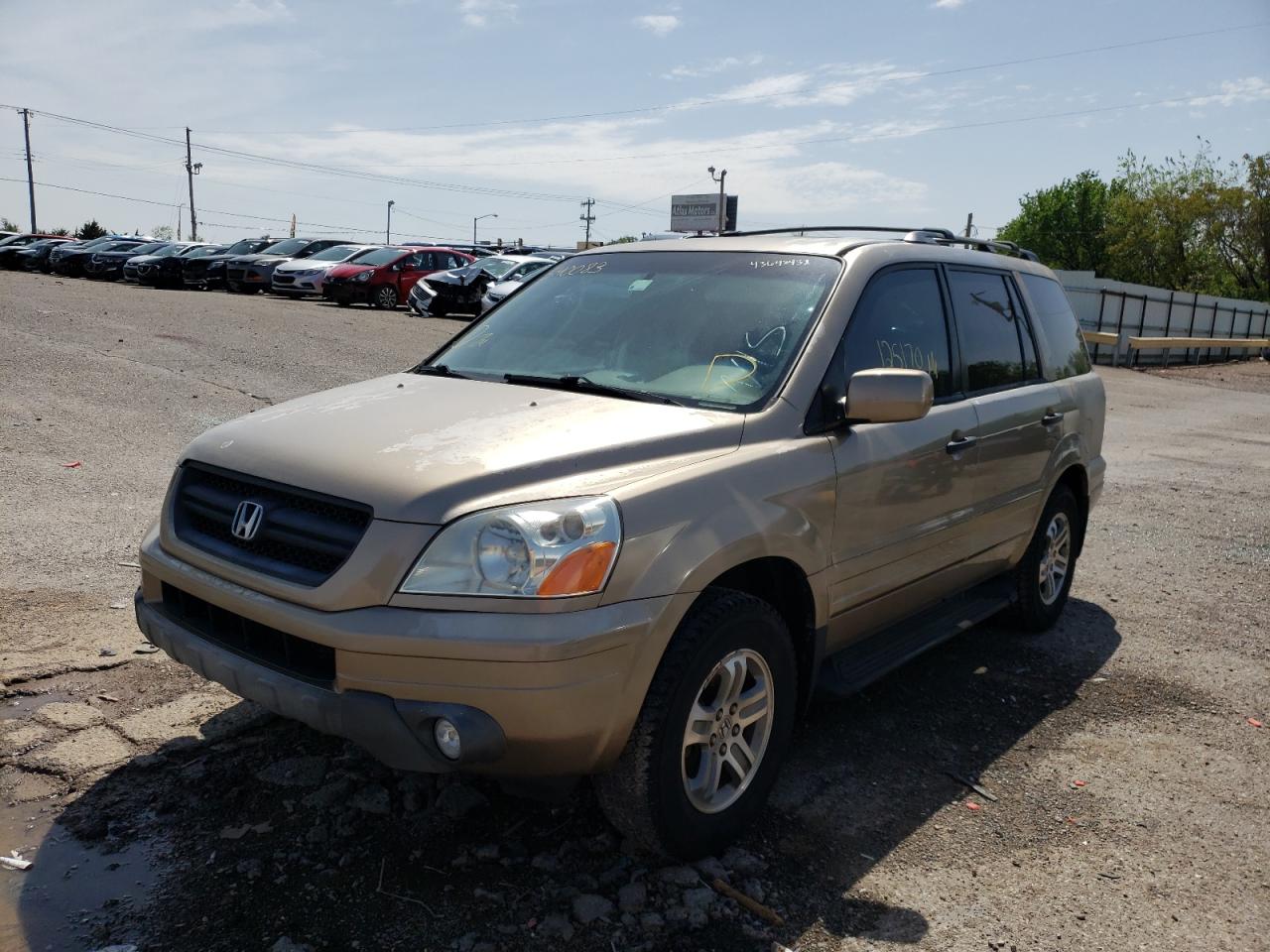 Photo 2 from auction – 2003 HONDA PILOT EXL with VIN 2HKYF18603H540083