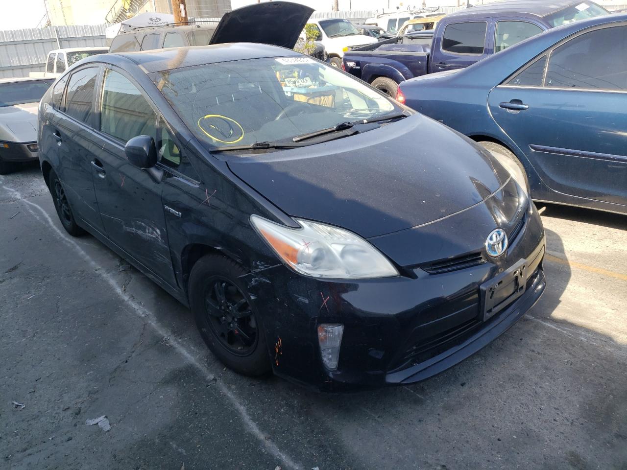 TOYOTA PRIUS 2012 with VIN JTDKN3DU4C5492161 - Photo from auction