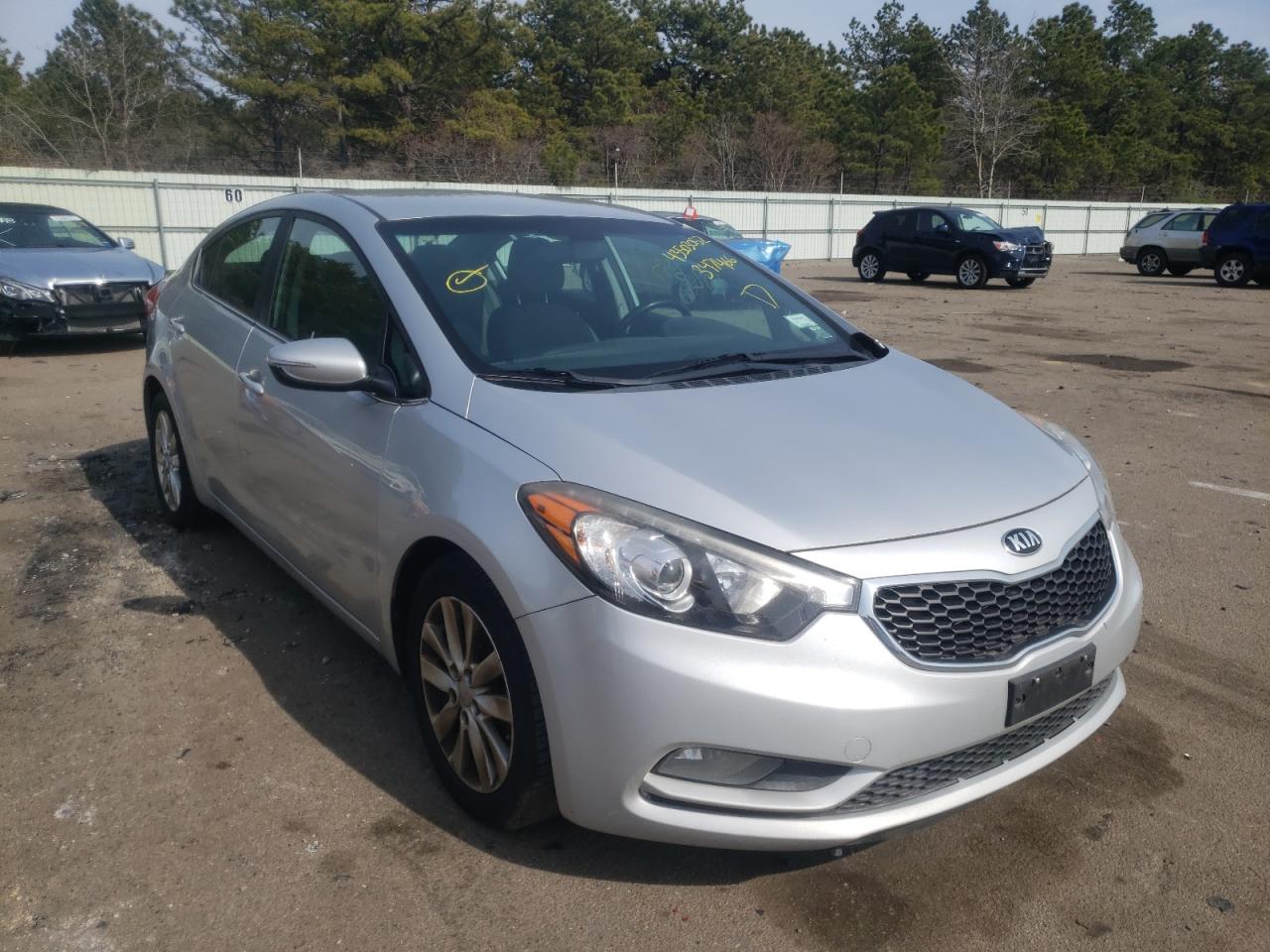 KIA FORTE EX 2015 with VIN KNAFX4A80F5347466 - Photo from auction