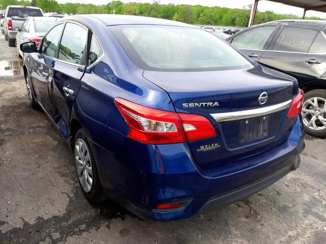 Photo 3 from auction – 2016 NISSAN SENTRA S with VIN 3N1AB7AP1GY222231
