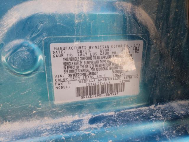 Photo 10 from auction – 2014 NISSAN VERSA NOTE with VIN 3N1CE2CP0EL369537