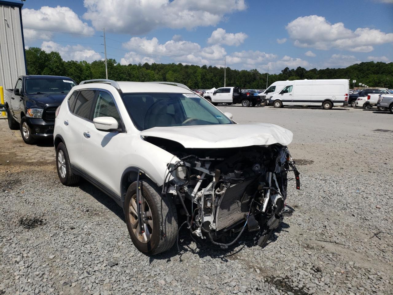 NISSAN ROGUE S 2014 with VIN 5N1AT2MT3EC830792 - Photo from auction