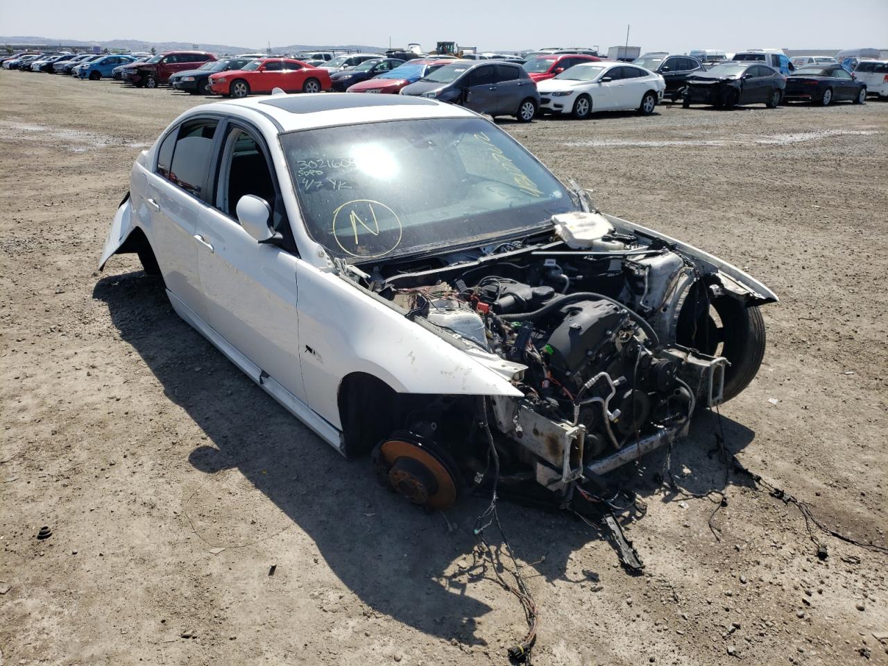 BMW 328 I SULE 2009 with VIN WBAPH57599NL77591 - Photo from auction